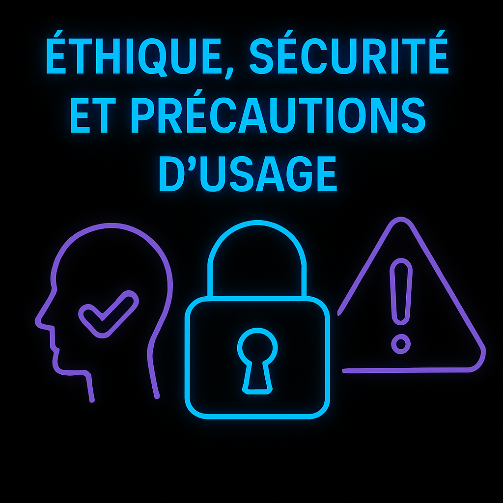 Éthique, sécurité et précautions d'usage de l'IA en éducation