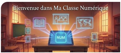 Illustration Ma Classe Numérique - Élèves utilisant des outils numériques en classe de CE2