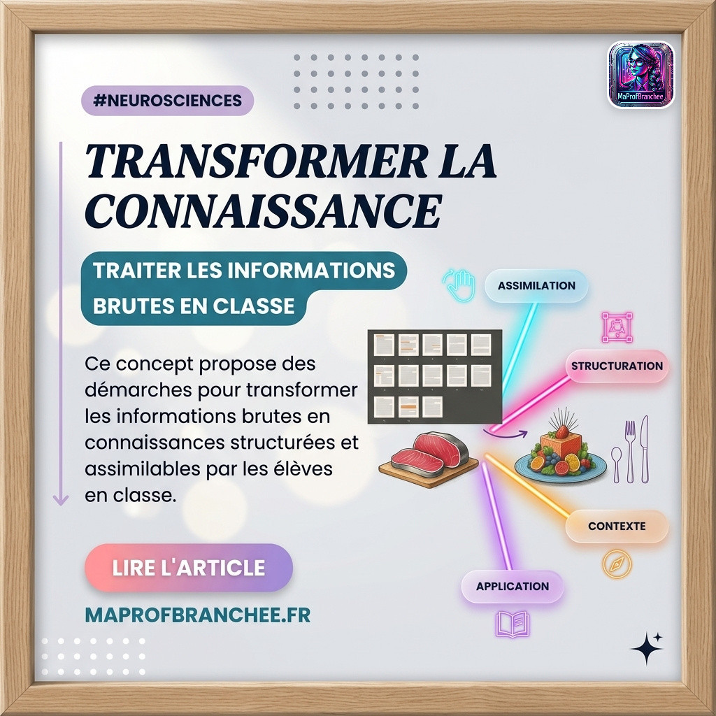Cuisiner la connaissance - analogie prise de notes