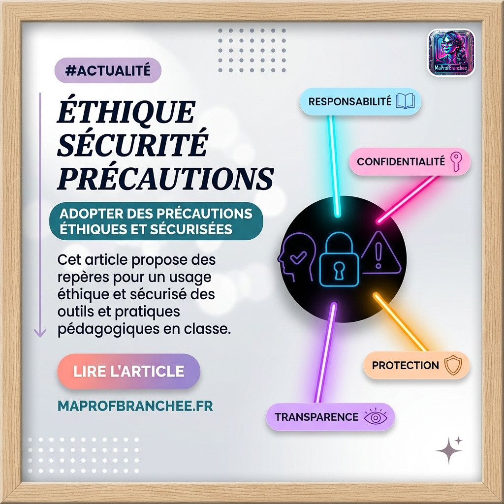 Éthique, sécurité et précautions d'usages numériques