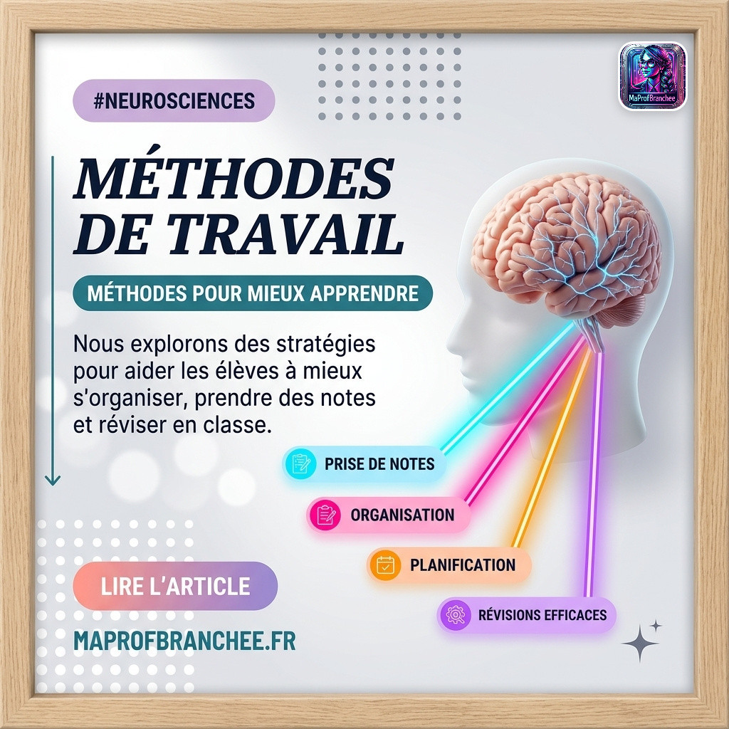 Méthodes de travail - Stratégies d'apprentissage