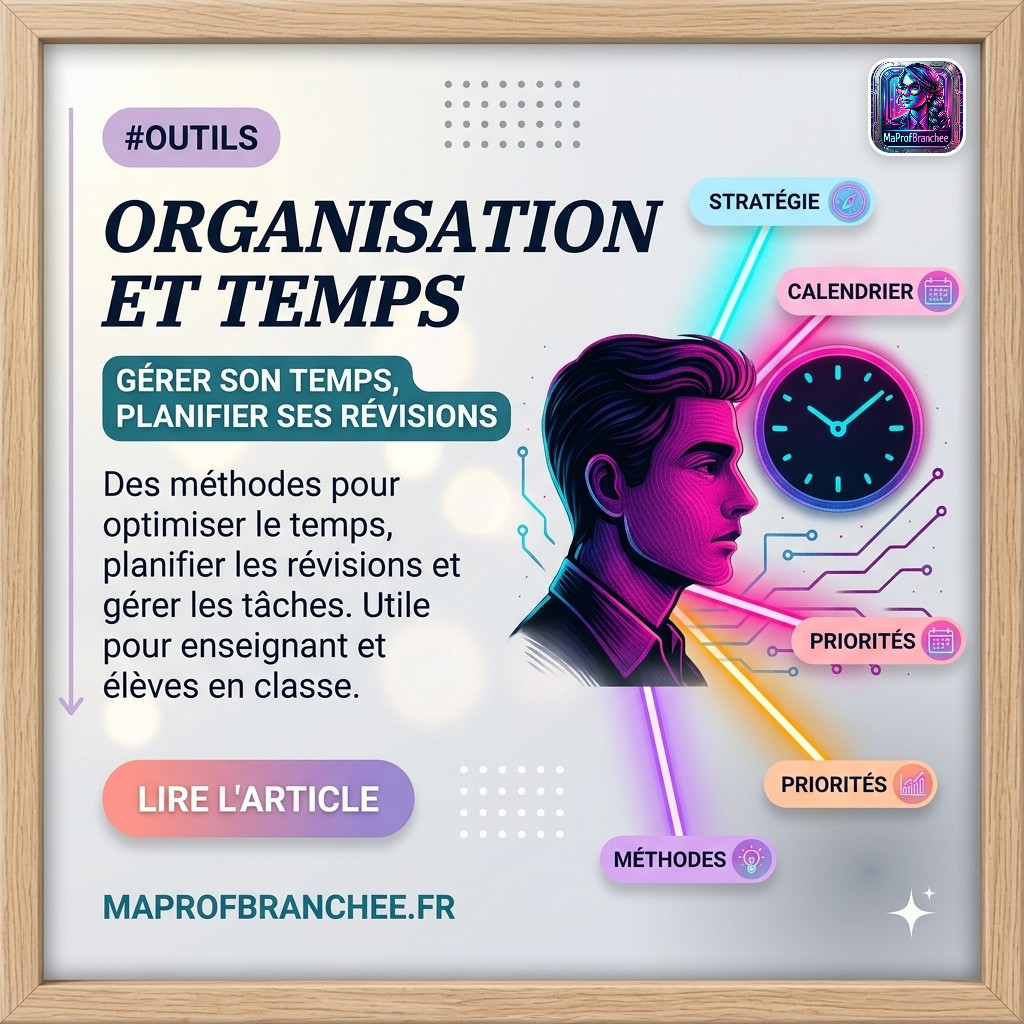 Organisation - gestion du temps et planification
