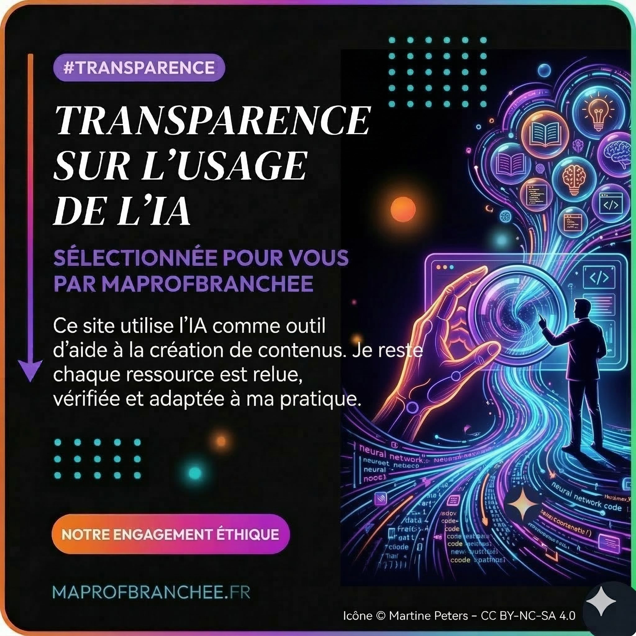 Transparence sur l'usage de l'IA