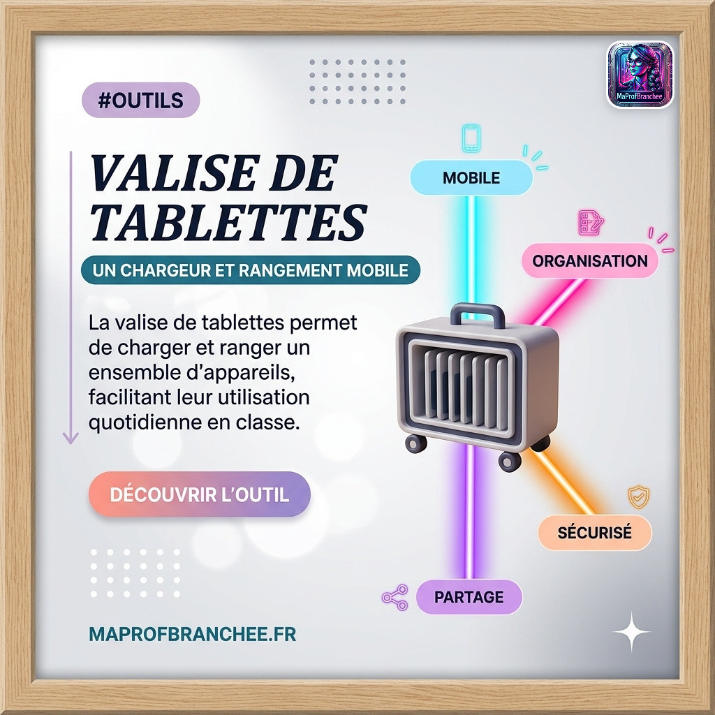 Chariot mobile de tablettes