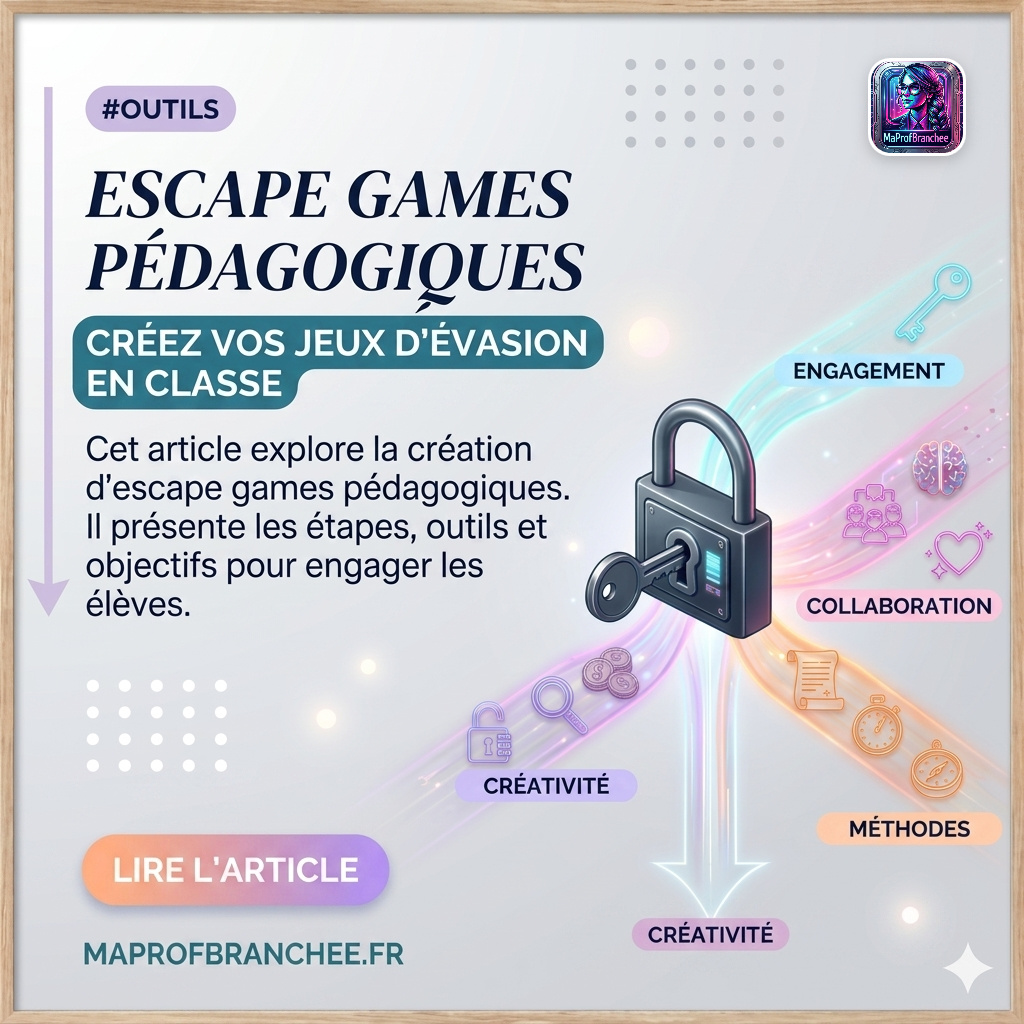 Escape games p&eacute;dagogiques en classe